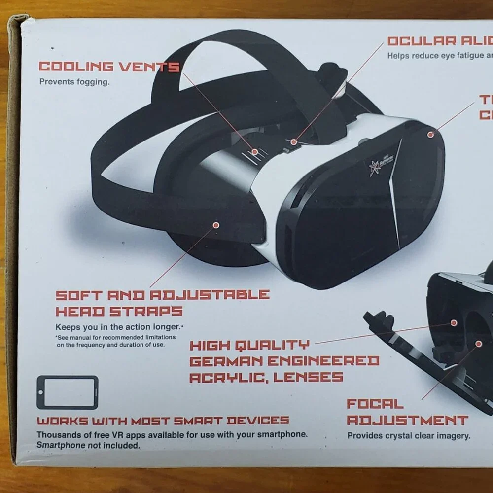 DYNAMIC VIRTUAL VIEWER VIRTUAL REALITY 3D HEADSET MOVIES GAMES
